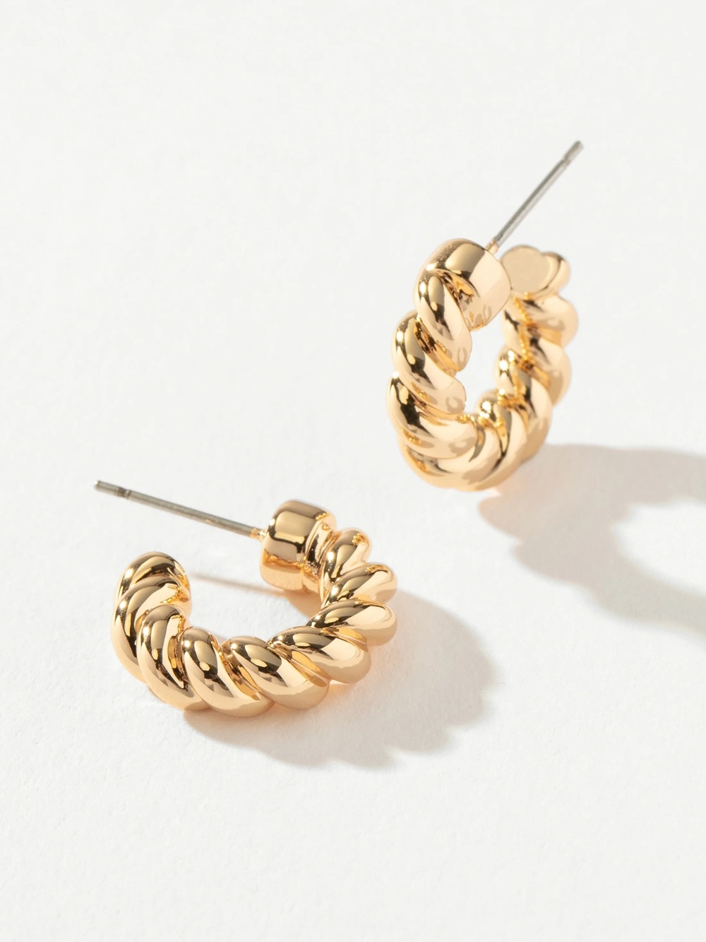 Uncommon James Tide Twisted Hoop Earrings